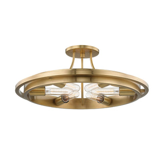 Chambers Outdoor (Damp) Semi-Flush Mount Ceiling Light by Hudson Valley