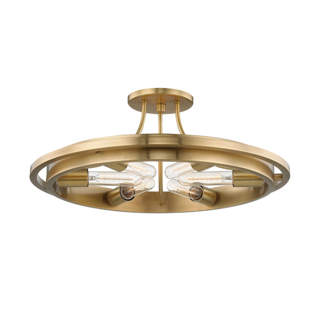Chambers Outdoor (Damp) Semi-Flush Mount Ceiling Light by Hudson Valley