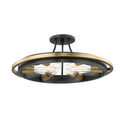 Chambers Outdoor (Damp) Semi Flush Mount Light by Hudson Valley