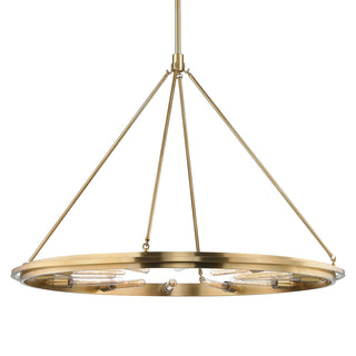 Buy aged-brass Chambers Outdoor (Damp) Chandelier by Hudson Valley