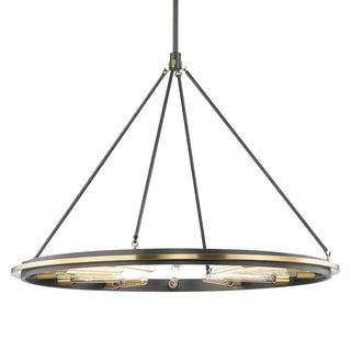 Buy aged-old-bronze Chambers Outdoor (Damp) Chandelier by Hudson Valley