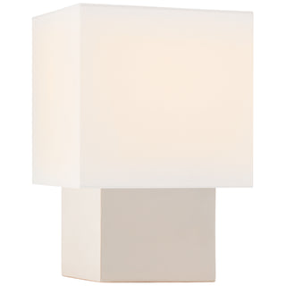 Buy ivory-with-11-5-x-11-5-x-11-5-linen-square-glass-and-natural-cream-shade Pari Table Lamp by Visual Comfort Signature