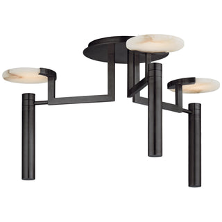 Buy bronze Melange Outdoor (Damp) Semi Flush Mount Light by Visual Comfort Signature