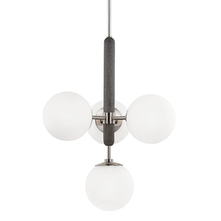 Buy polished-nickel Brielle Outdoor (Damp) Chandelier by Mitzi