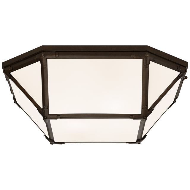 Morris Outdoor (Damp) Flush Mount Ceiling Light by Visual Comfort Signature