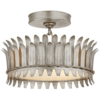 Leslie Outdoor (Damp) Semi-Flush Mount Ceiling Light by Visual Comfort Signature