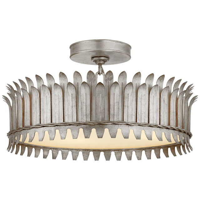 Leslie Outdoor (Damp) Flush Mount Ceiling Light by Visual Comfort Signature