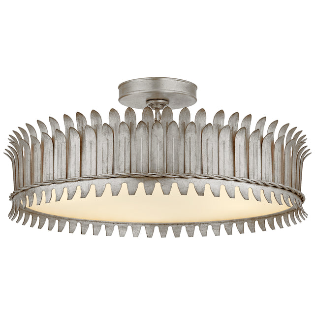 Leslie Outdoor (Damp) Flush Mount Ceiling Light by Visual Comfort Signature