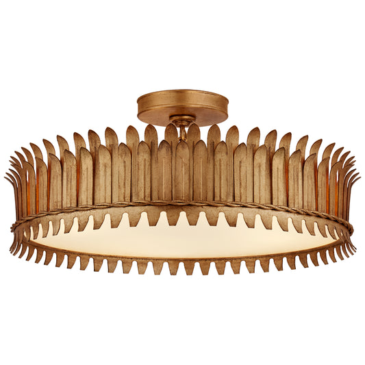 Leslie Semi-Flush Mount Ceiling Light by Visual Comfort Signature