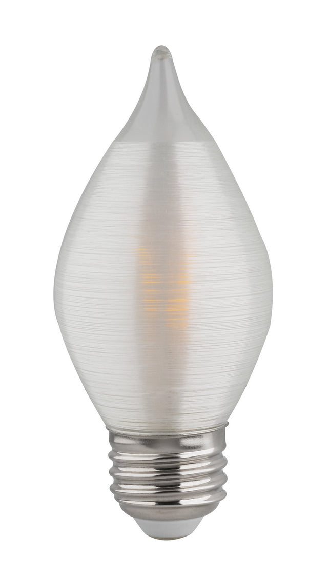 Torpedo 4 Watt E26 C15 120.00V LED 2700k Light Bulb by Satco
