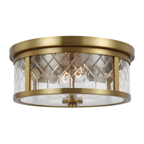 Alec Outdoor (Damp) Flush Mount Ceiling Light by Visual Comfort Studio