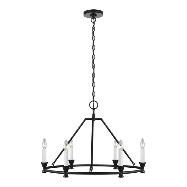 Keystone Outdoor (Damp) Chandelier by Visual Comfort Studio