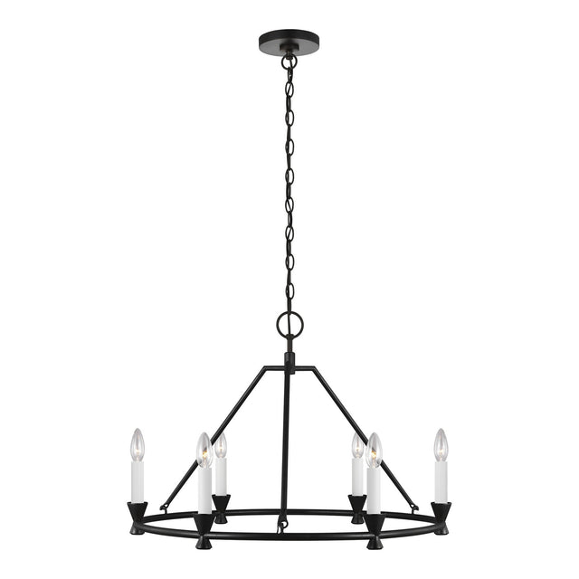 Keystone Outdoor (Damp) Chandelier by Visual Comfort Studio