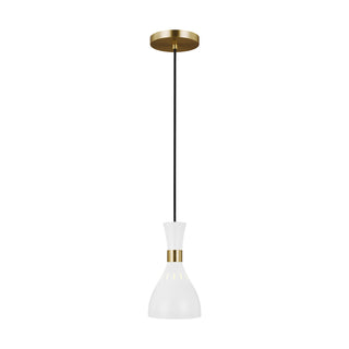 Buy matte-white Joan Outdoor (Damp) Pendant by Visual Comfort Studio