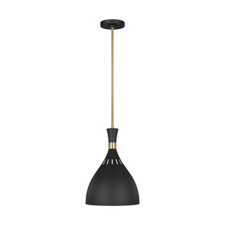 Buy midnight-black-with-midnight-black-glass Joan Outdoor (Damp) Pendant by Visual Comfort Studio