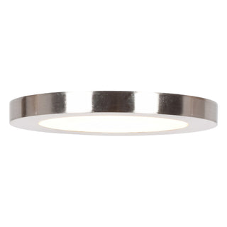 Buy brushed-steel-with-acrylic-lens-glass Disc Outdoor (Damp) Flush Mount Ceiling Light by Access