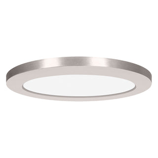 Buy brushed-steel-with-acrylic-lens-glass ModPLUS Outdoor (Damp) Flush Mount Ceiling Light by Access