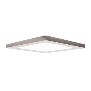 Buy brushed-steel-with-acrylic-lens-glass ModPlus SQ Outdoor (Damp) Flush Mount Ceiling Light by Access