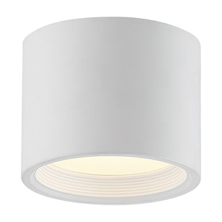 Buy white-with-acrylic-lens-glass Reel Outdoor (Damp) Flush Mount Ceiling Light by Access
