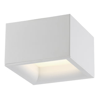 Buy white-with-acrylic-lens-glass Bloc Outdoor (Damp) Flush Mount Ceiling Light by Access