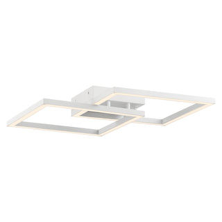Buy white-with-acrylic-lens-glass-and-white-shade Squared Outdoor (Damp) Sconce by Access