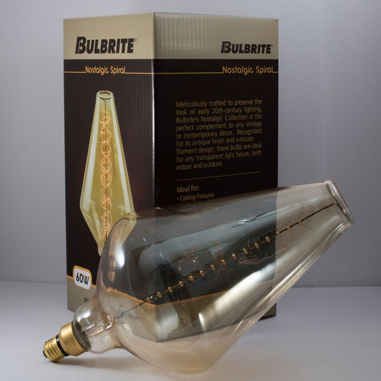Antique 60 Watt E26 Medium DIA 120V Incandescent 2200k Light Bulb by Bulbrite