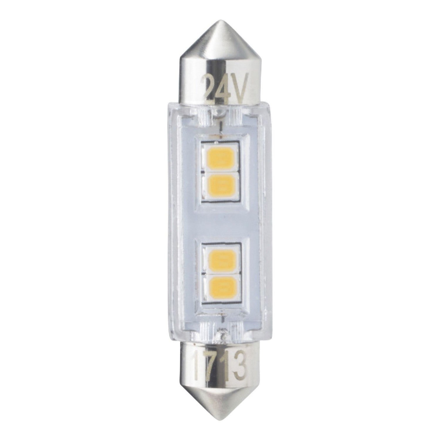 Tubular 0 Watt FESTOON T3 12V Indoor LED 3000k Light Bulb by Bulbrite – Finish: Clear – CRI: 82 – Beam Spread: 0.80 – Bulbrite-770611