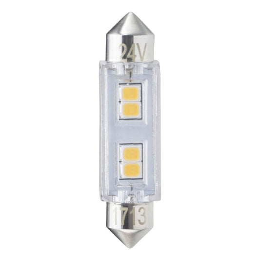 Tubular 0 Watt FESTOON T3 12V Indoor LED 2700k Light Bulb by Bulbrite – Finish: Clear – CRI: 82 – Beam Spread: 0.80 – Bulbrite-770612