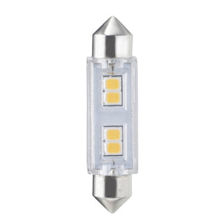 Tubular 0 Watt FESTOON T3 24.00V LED 2700k Light Bulb by Bulbrite