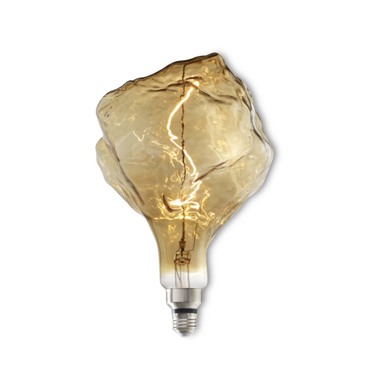 Light Bulb from the Filaments: Collection in Antique Finish by Bulbrite