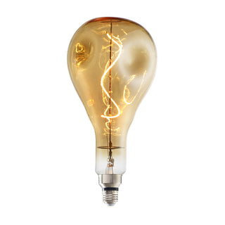 Light Bulb from the Filaments: Collection in Antique Finish by Bulbrite