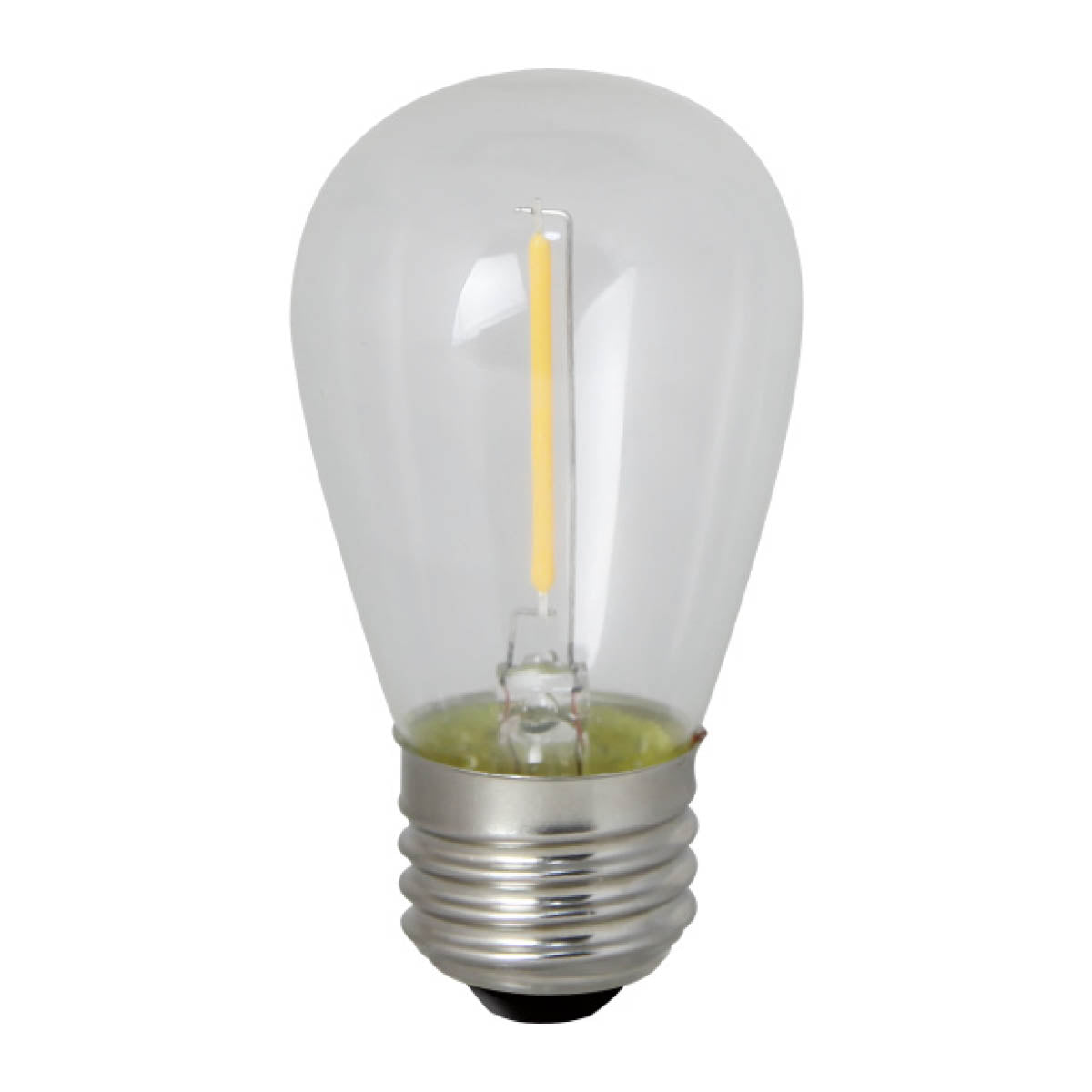 S14 0 Watt E26 S14 120V Indoor LED 2700k Light Bulb by Bulbrite – Finish: Clear – CRI: 80 – Beam Spread: 0.70 – Bulbrite-776685
