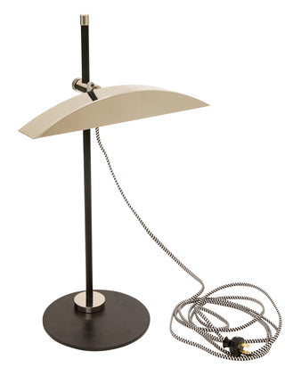 Buy matte-black-polished-nickel-with-metal-glass-and-metal-shade Shelburne Table Lamp by House of Troy