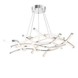 Buy chrome Divergence Chandelier by W.A.C. Lighting