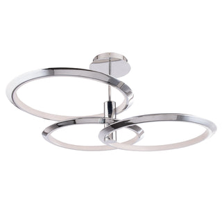 Buy chrome-and-white-shade Solaris Pendant by W.A.C. Lighting