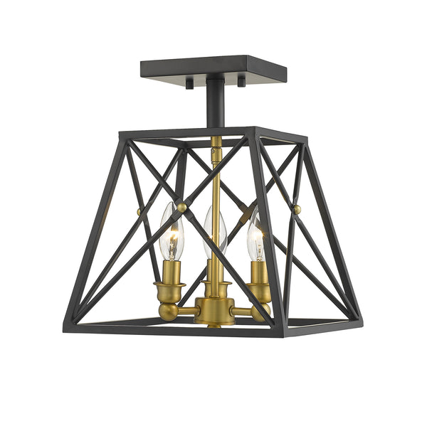 Trestle Semi-Flush Mount Ceiling Light by Z-Lite