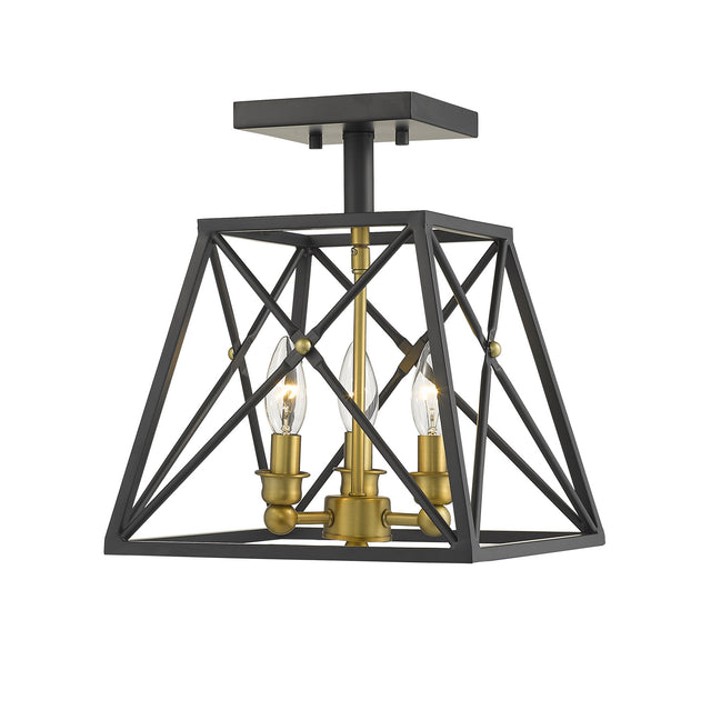 Trestle Semi-Flush Mount Ceiling Light by Z-Lite