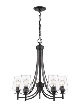 Buy matte-black Joliet Chandelier by Z-Lite