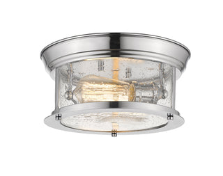 Buy chrome-with-clear-seedy-glass Sonna Flush Mount Ceiling Light by Z-Lite