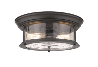 Buy bronze-with-clear-seedy-glass-and-clear-seedy-shade Sonna Flush Mount Ceiling Light by Z-Lite