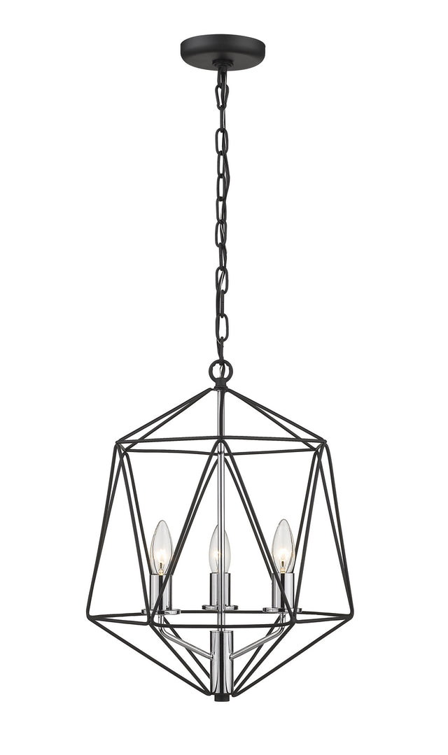 Geo Outdoor (Damp) Chandelier by Z-Lite