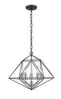 Geo Outdoor (Damp) Chandelier by Z-Lite