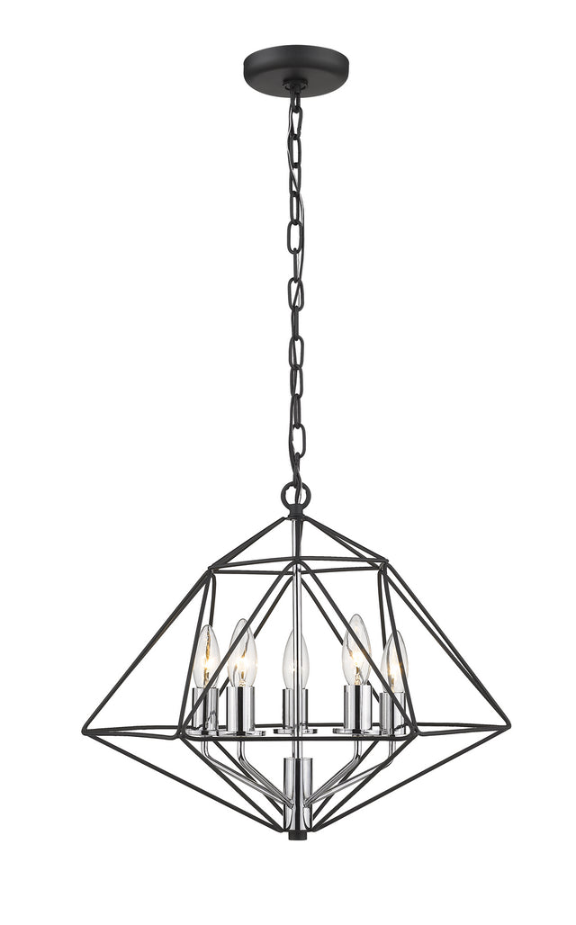 Geo Outdoor (Damp) Chandelier by Z-Lite