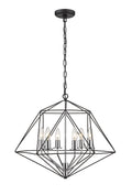 Geo Outdoor (Damp) Chandelier by Z-Lite
