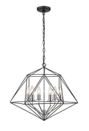 Geo Outdoor (Damp) Chandelier by Z-Lite