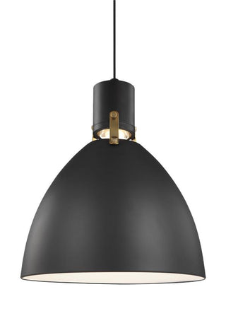 Buy matte-black Brynne Outdoor (Damp) Pendant by Visual Comfort Studio