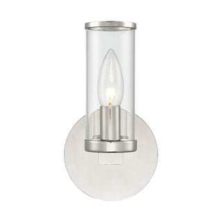 Buy clear-glass-polished-nickel Revolve Outdoor (Damp) Wall Sconce by Alora