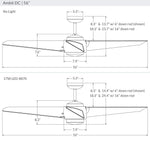 Modern Fan Co Ambit DC 56" Ceiling Fan - Damp Rated - dimension drawing (AMB-LineDrawing.jpg) [Modern Fan Co-AMB-MW-56-MW-NL-WC|CUSTOM|18]