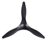Modern Fan Co IC/Brisa DC 56" Ceiling Fan - Damp Rated - view from below (BRI-MB-56-NL-UNDER.jpg) [Modern Fan Co-BRI-MW-56-NL-WC|CUSTOM|18]