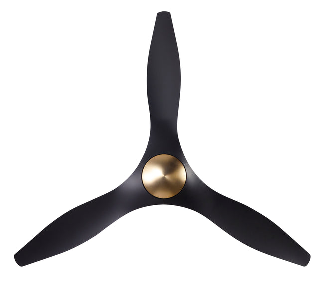 Modern Fan Co IC/Brisa DC 56" Ceiling Fan - Damp Rated - view from below (BRI-SBMB-56-NL-UNDER.jpg) [Modern Fan Co-BRI-MW-56-NL-WC|CUSTOM|9]